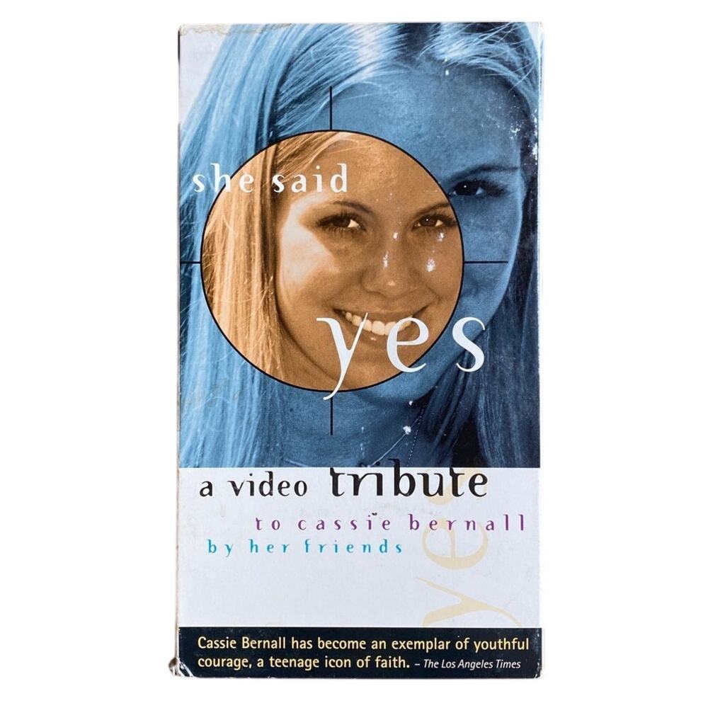 She Said Yes: The Unlikely Martyrdom Of Cassie Bernall VHS Video Tribute Friends